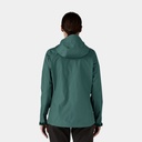 Retro Pile Fleece Vest Women Natural w/Ellwood Green