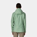 Retro Pile Fleece Vest Women Natural w/Ellwood Green