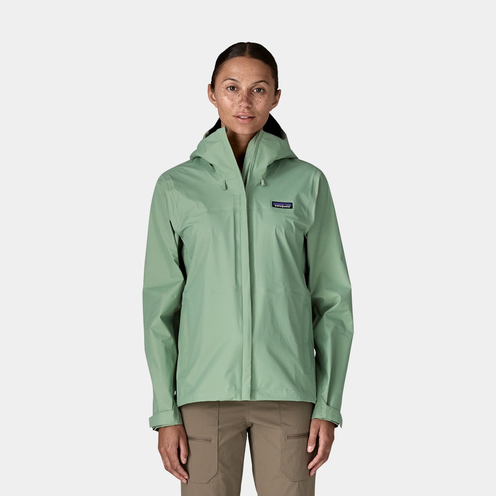 Retro Pile Fleece Vest Women Natural w/Ellwood Green