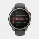 Fenix 8 Pro - Amoled Sapphire Titanium w/ Graphite / Black Silicone Band