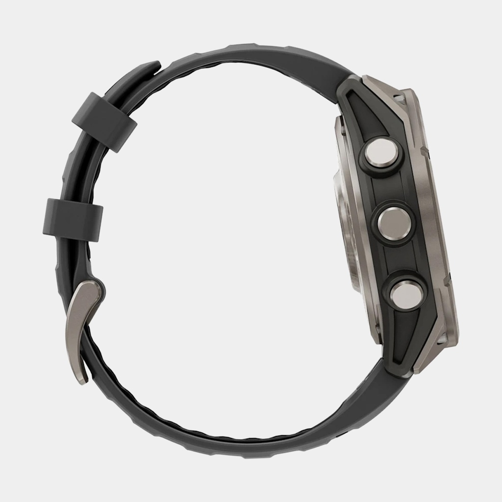 Fenix 8 Pro - Amoled Sapphire Titanium w/ Graphite / Black Silicone Band