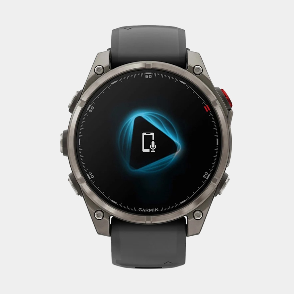 Fenix 8 Pro - Amoled Sapphire Titanium w/ Graphite / Black Silicone Band