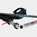 Platinium Neo Carbone Pulse Race Noir / Bleu / Rose