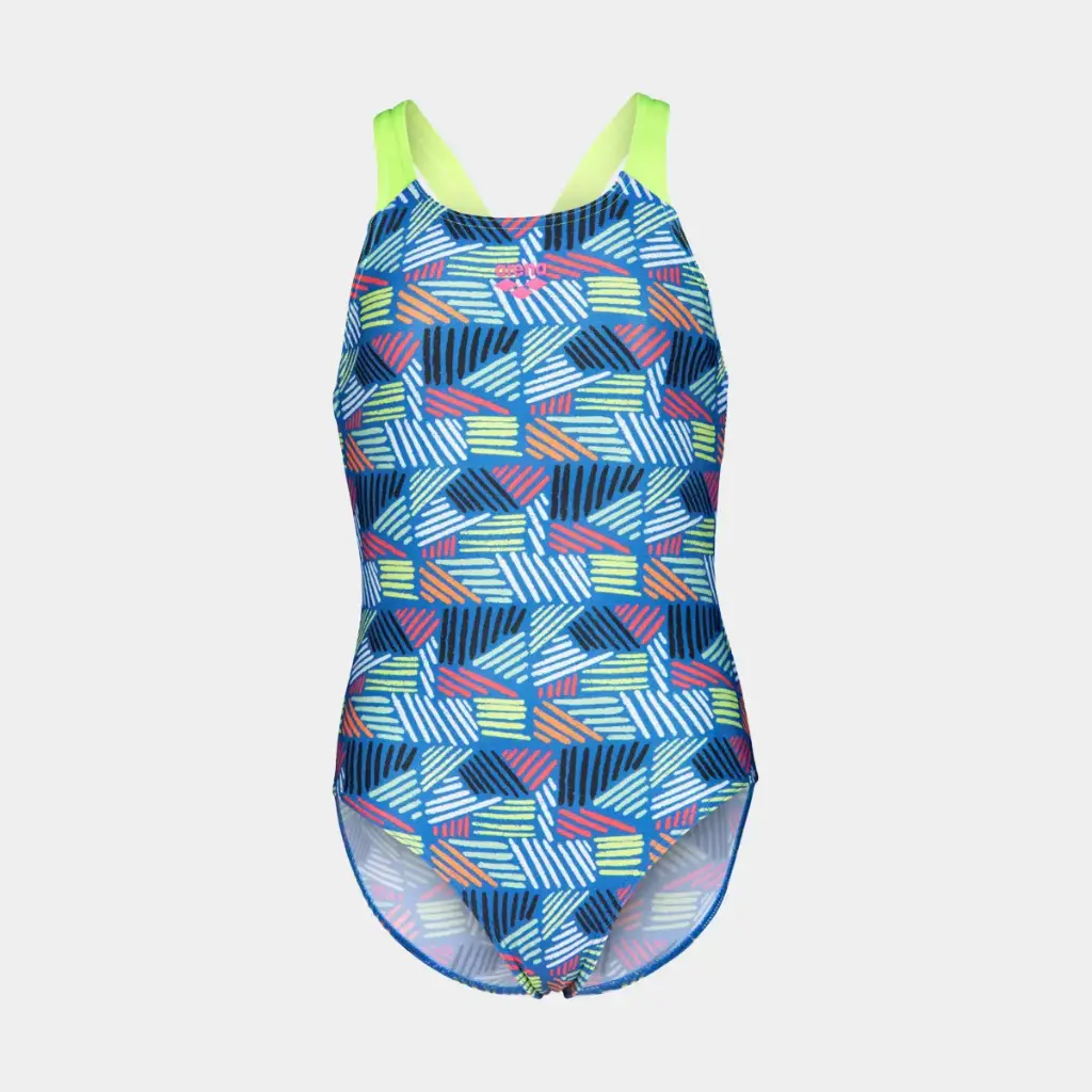 Candies Swimsuit Kids Multi Blue / Artic Lime