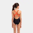 Fading Swimsuit Kids Black / Calypso / Coral