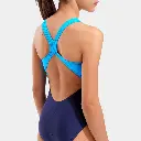Fading Swimsuit Kids Navy / Turquoise