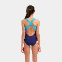 Fading Swimsuit Kids Navy / Turquoise