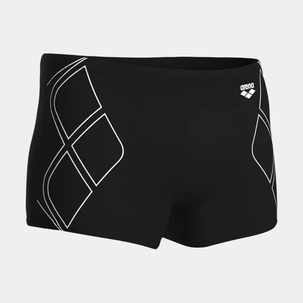Graphic Swim Short Black / White