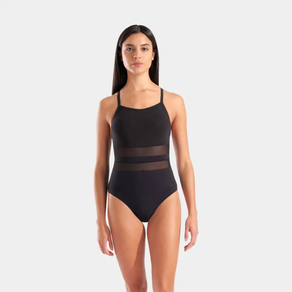 Mesh Equals Swimsuit Women Black