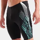 Sea Water Swim Jammer Black / Water