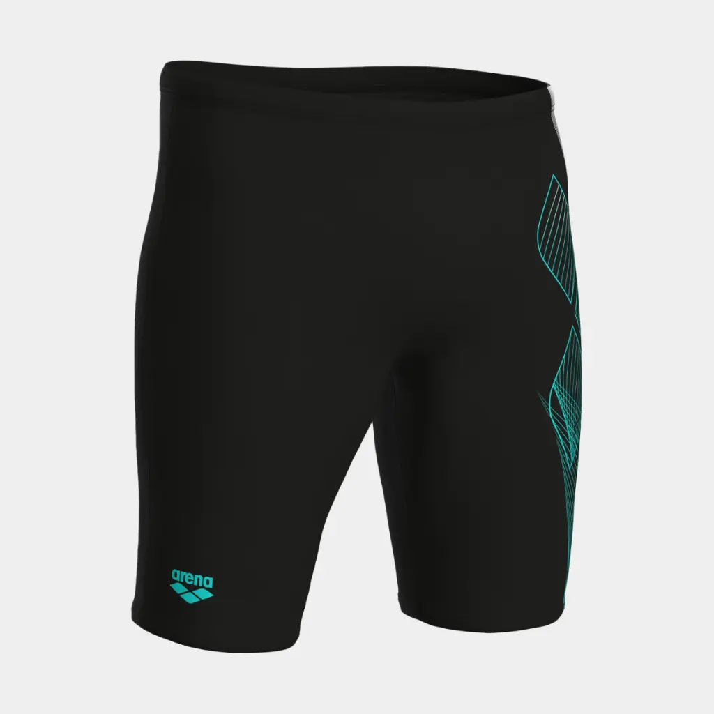 Sea Water Swim Jammer Black / Water