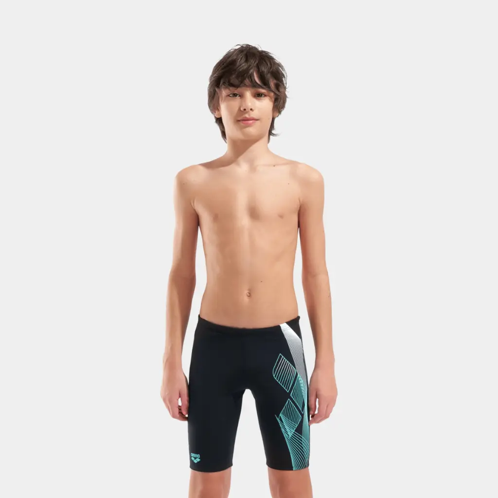 Sea Water Swim Jammer Kids Black / Water