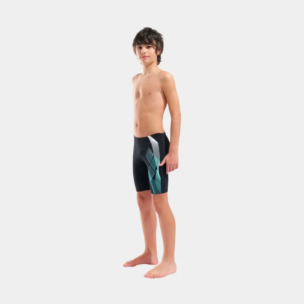Sea Water Swim Jammer Kids Black / Water