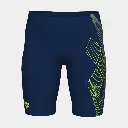 Sea Water Swim Jammer Kids Navy / Artic Lime