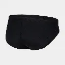 Team Swim Brief Solid Black / White