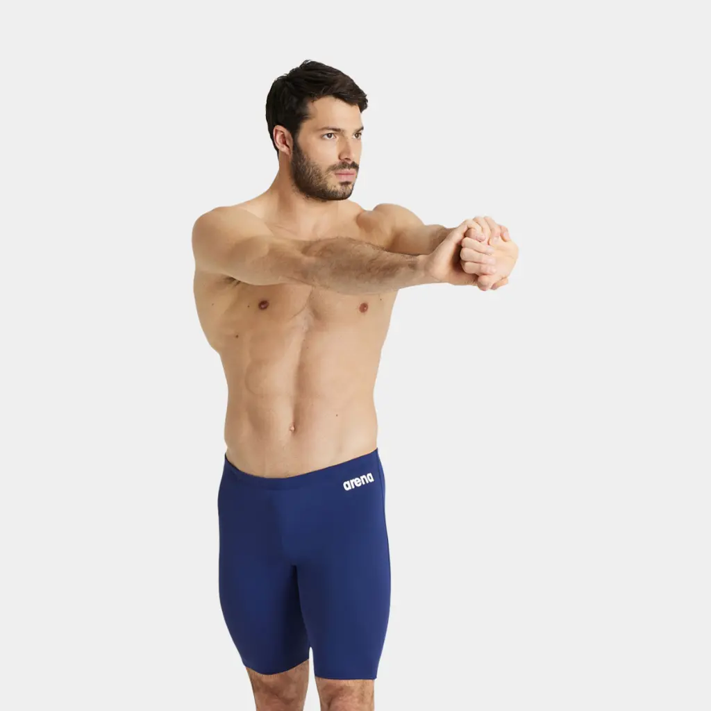 Team Swim Jammer Solid Navy / White