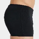 Team Swim Short Solid Black / White