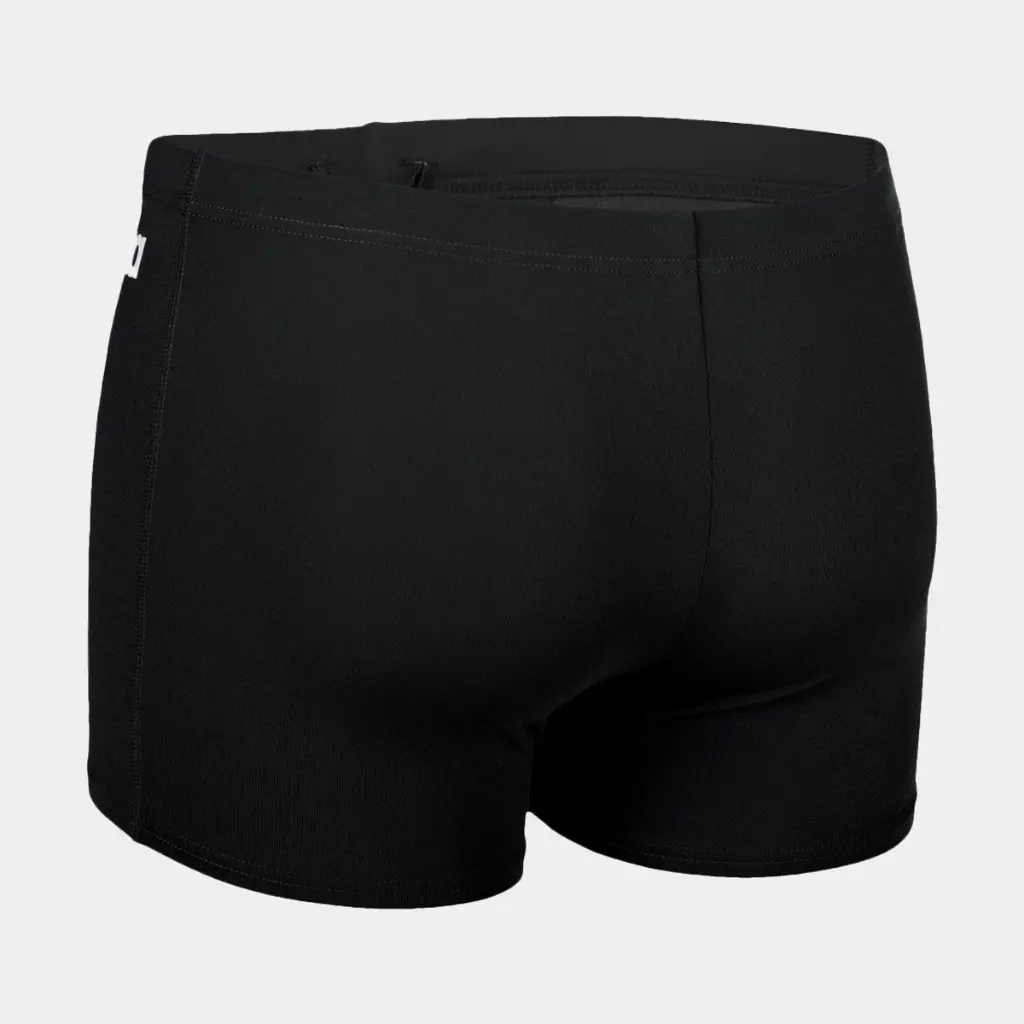 Team Swim Short Solid Black / White