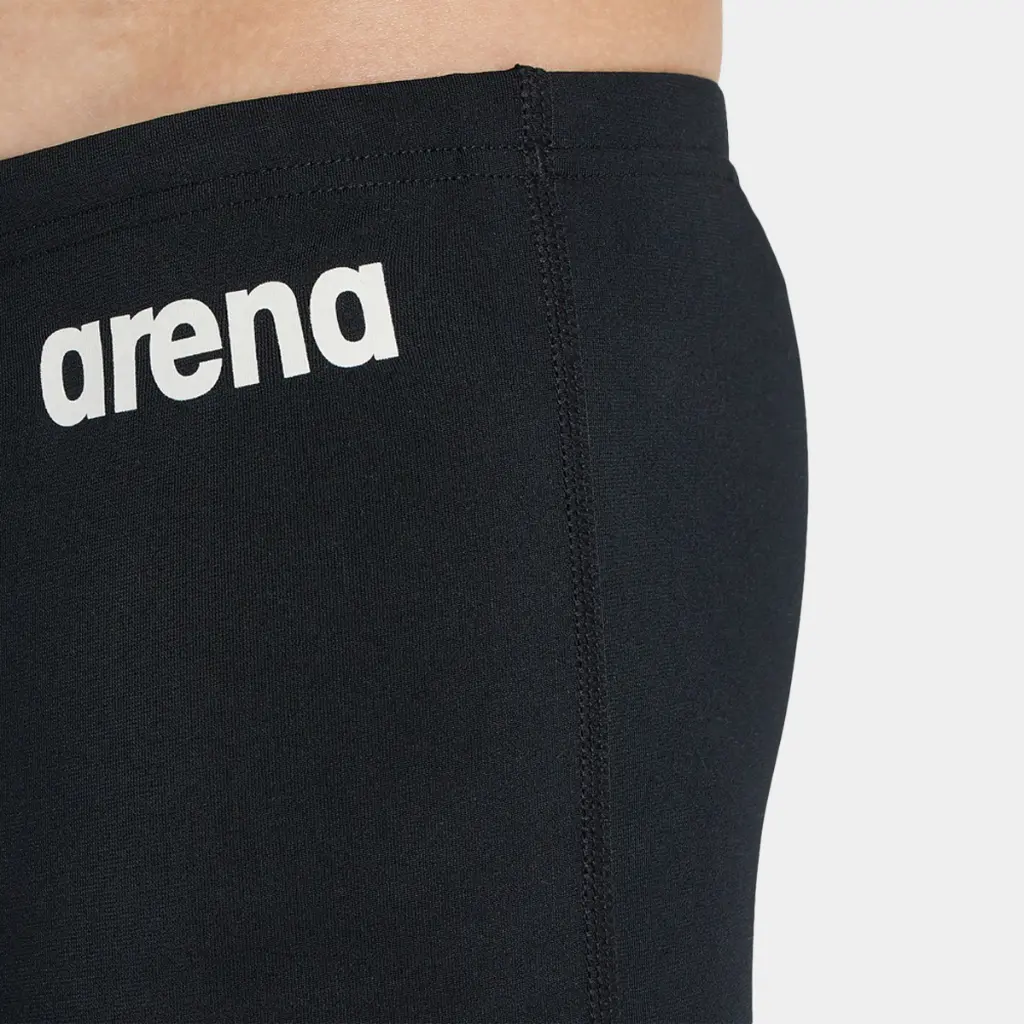 Team Swim Short Solid Kids Black / White