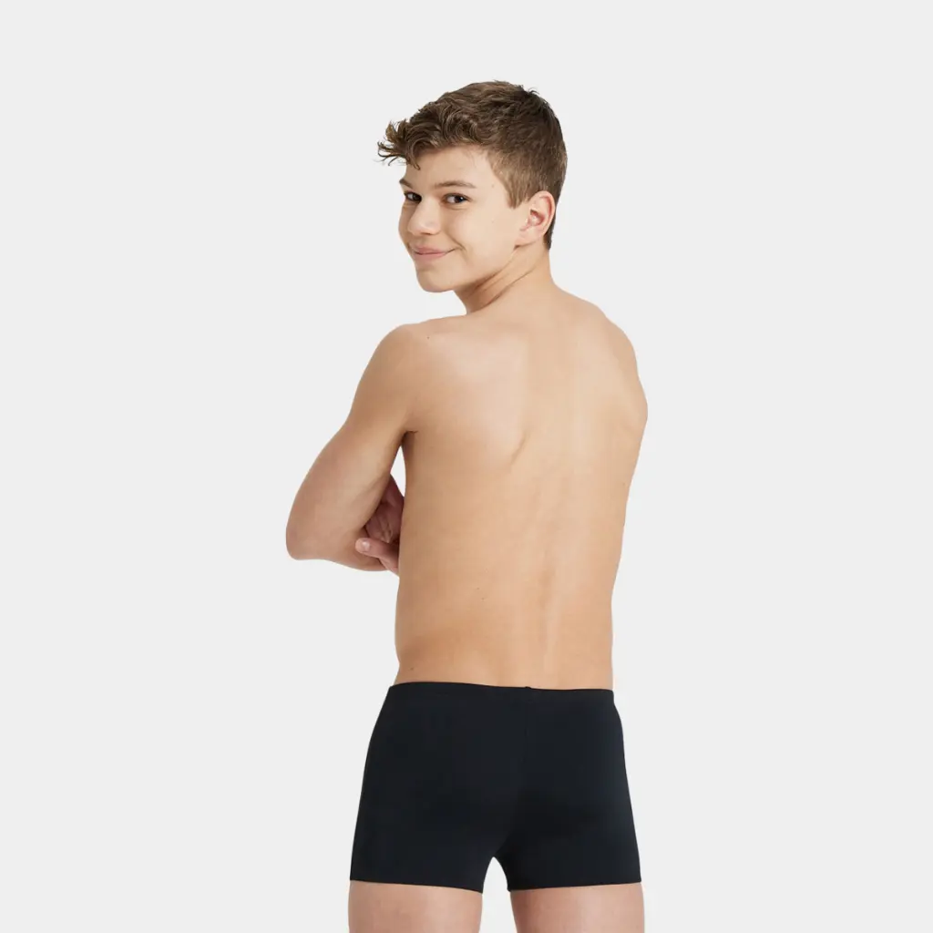 Team Swim Short Solid Kids Black / White