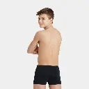 Team Swim Short Solid Kids Black / White