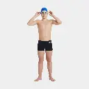 Team Swim Short Solid Kids Black / White