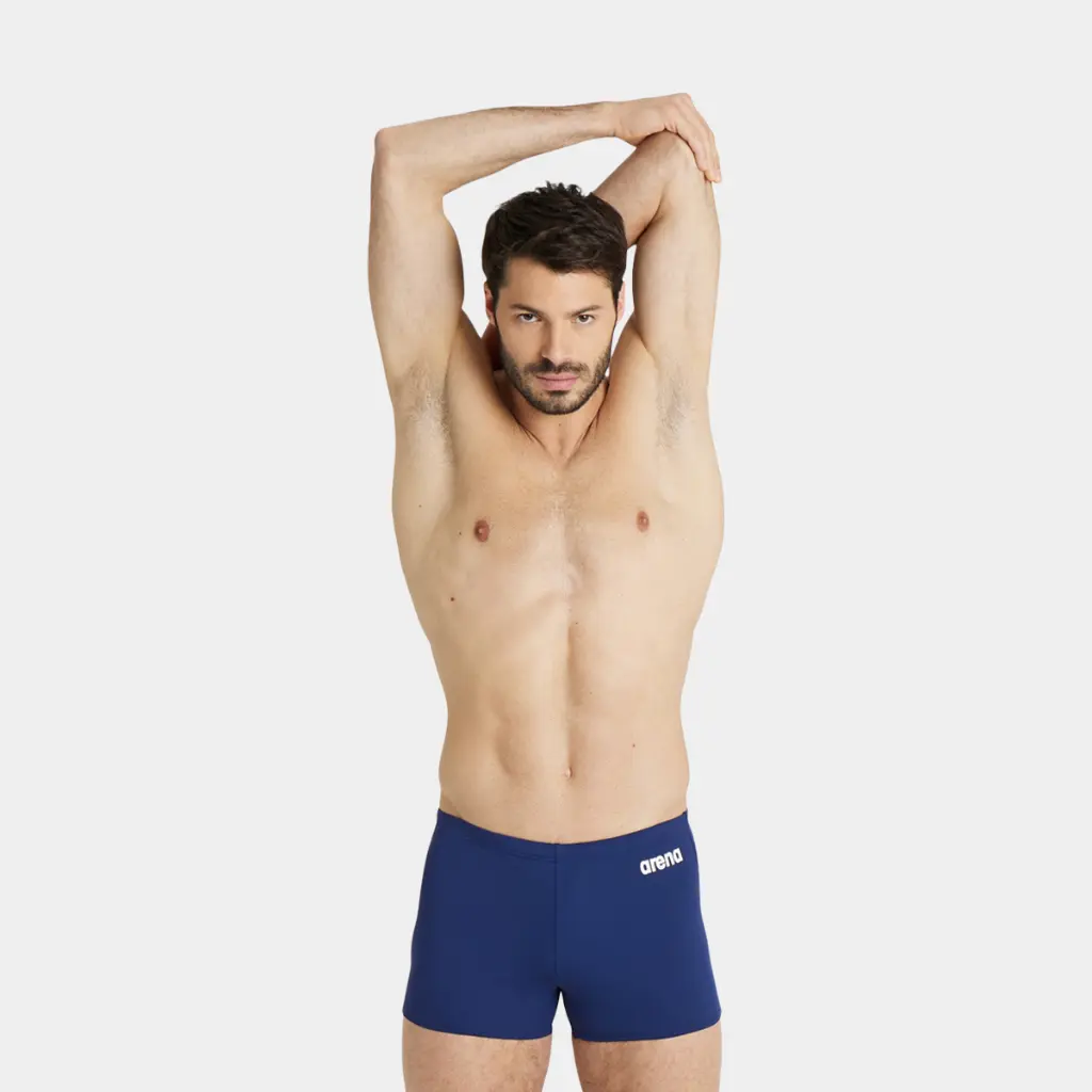 Team Swim Short Solid Navy / White