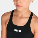 Team Swimsuit Swim Pro Solid Kids Black / White