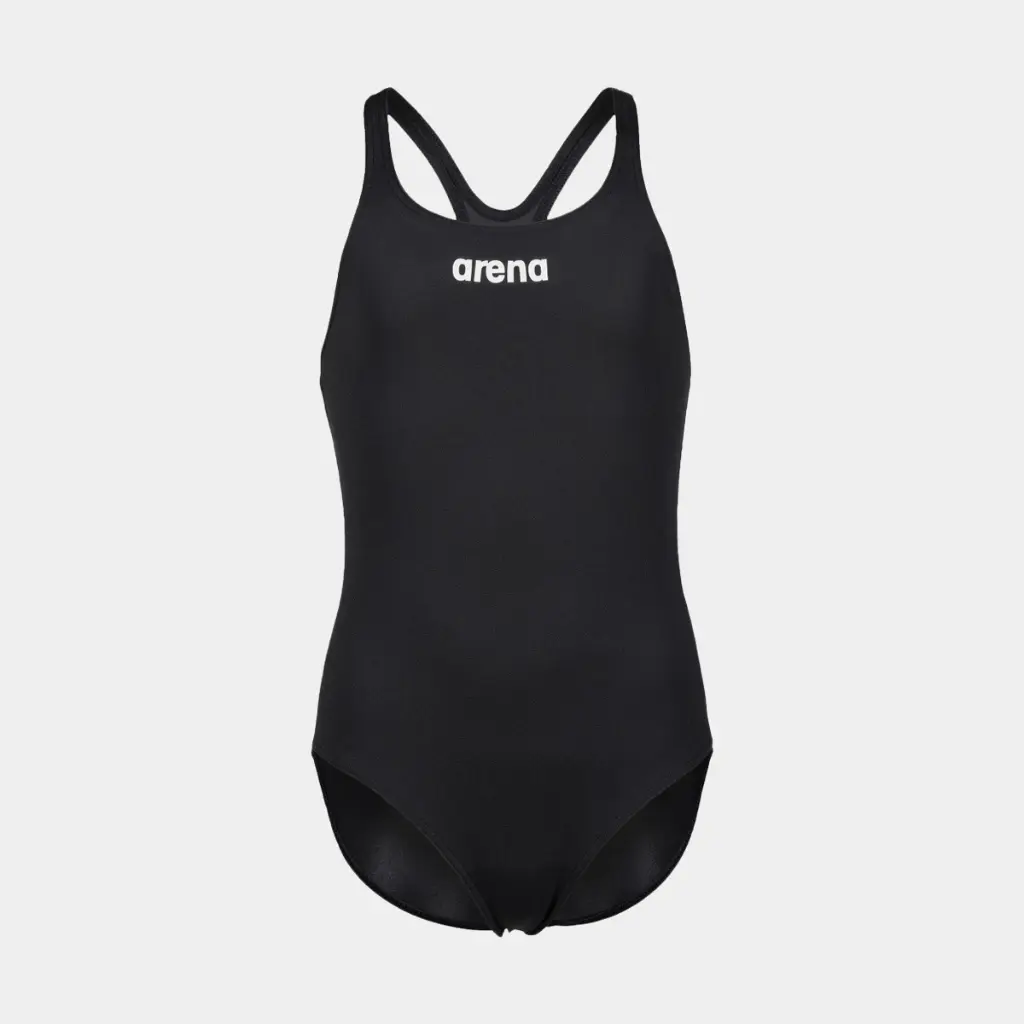 Team Swimsuit Swim Pro Solid Kids Black / White