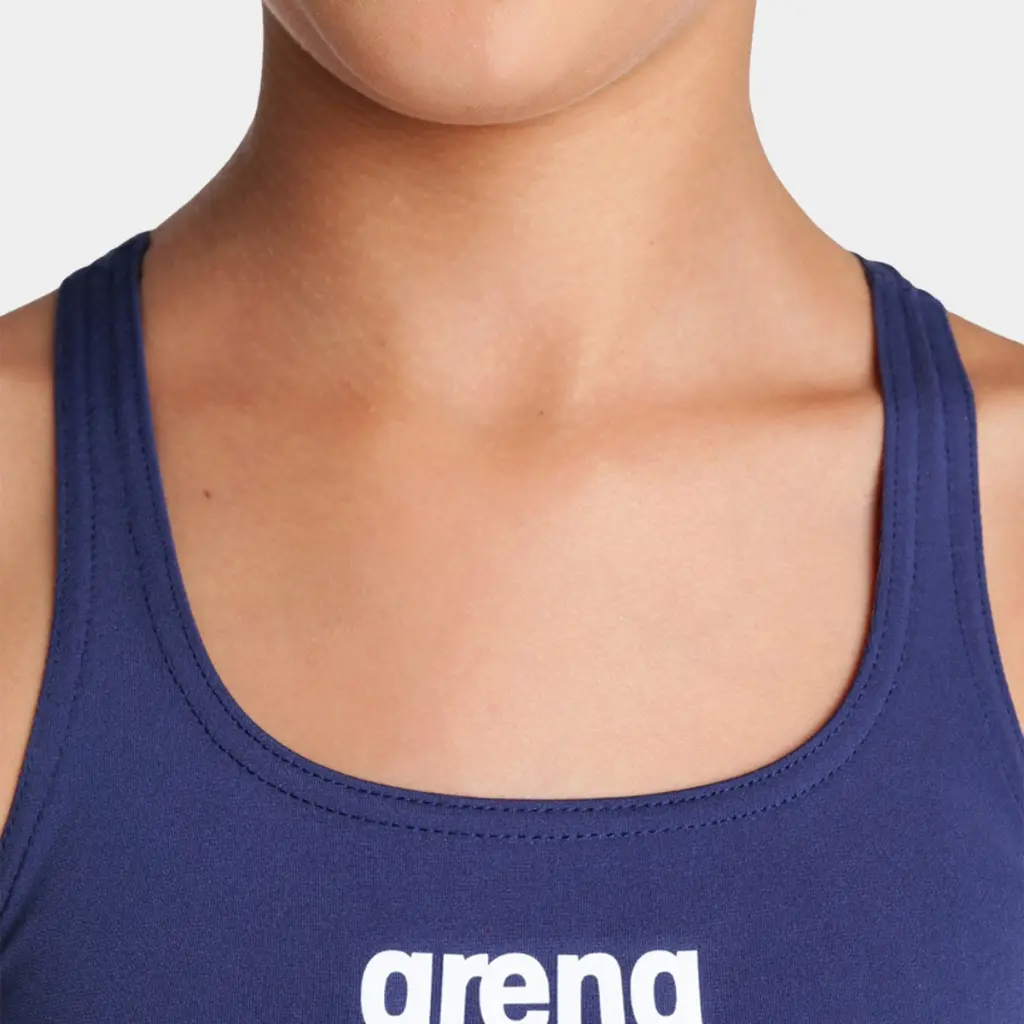 Team Swimsuit Swim Pro Solid Kids Navy / White