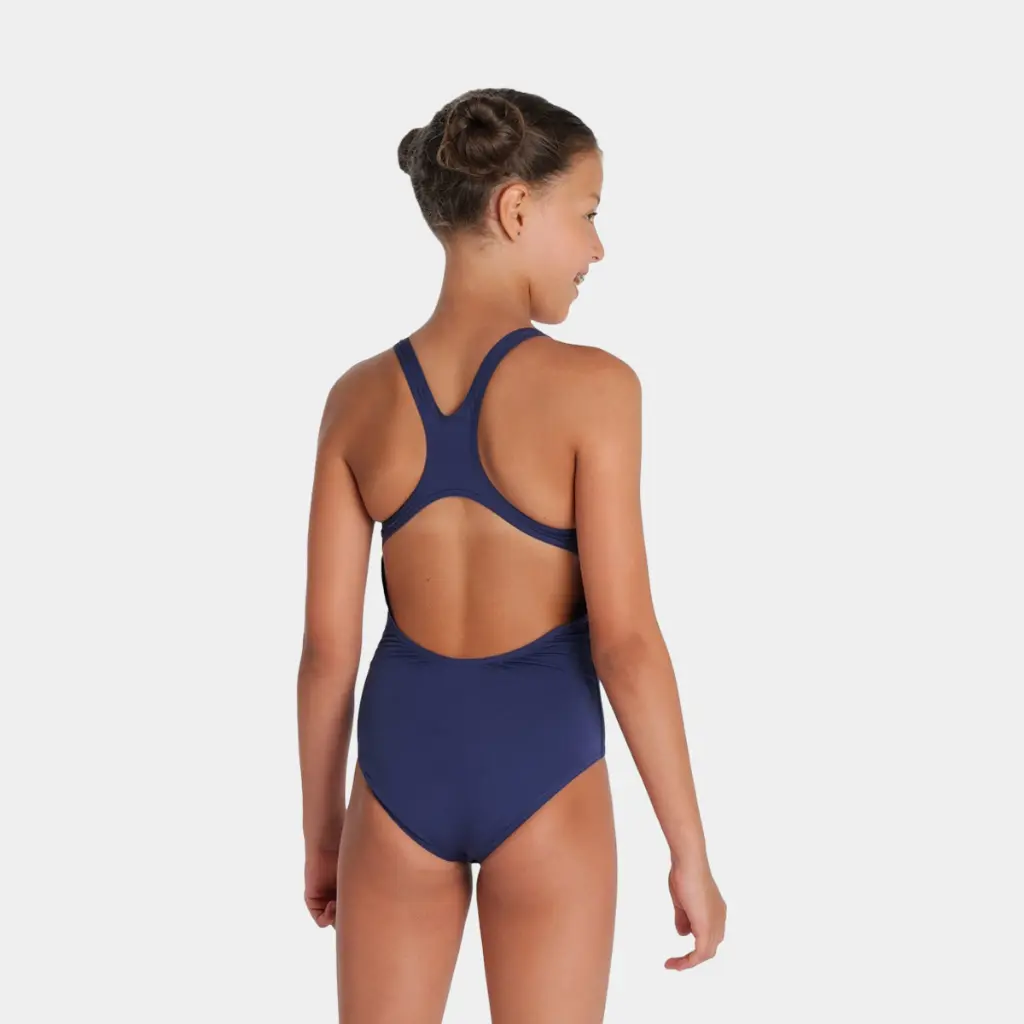 Team Swimsuit Swim Pro Solid Kids Navy / White