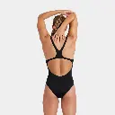 Team Swimsuit Swim Pro Solid Women Black / White