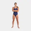 Team Swimsuit Swim Pro Solid Women Navy / White