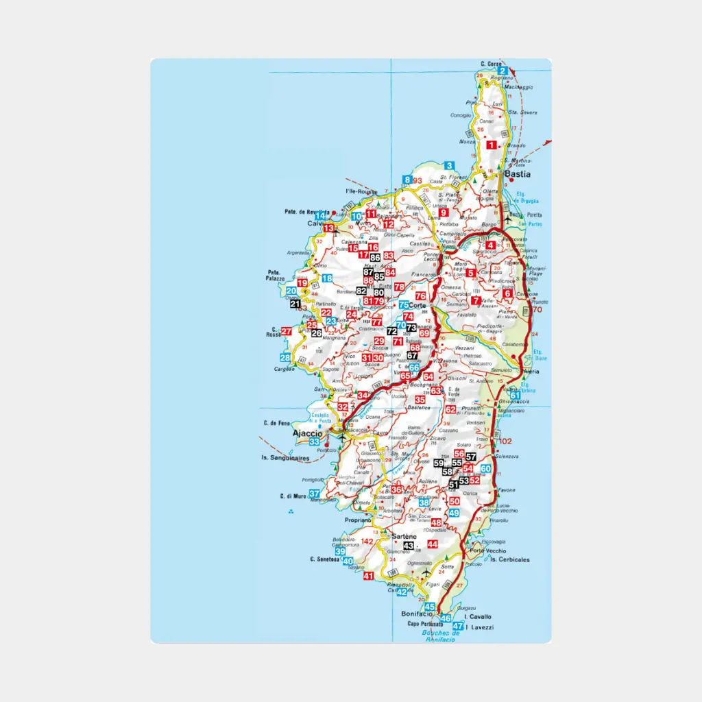 Corse GPS Guide Rando 88 itin.