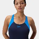 HyberBoom Splice Racerback Swimsuit Women Navy / Blue