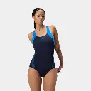 HyberBoom Splice Racerback Swimsuit Women Navy / Blue