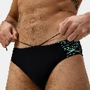 Medley Logo 7cm Brief Black / Green