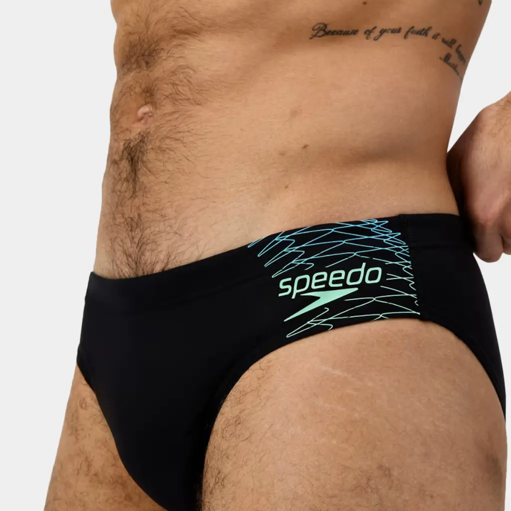 Medley Logo 7cm Brief Black / Green