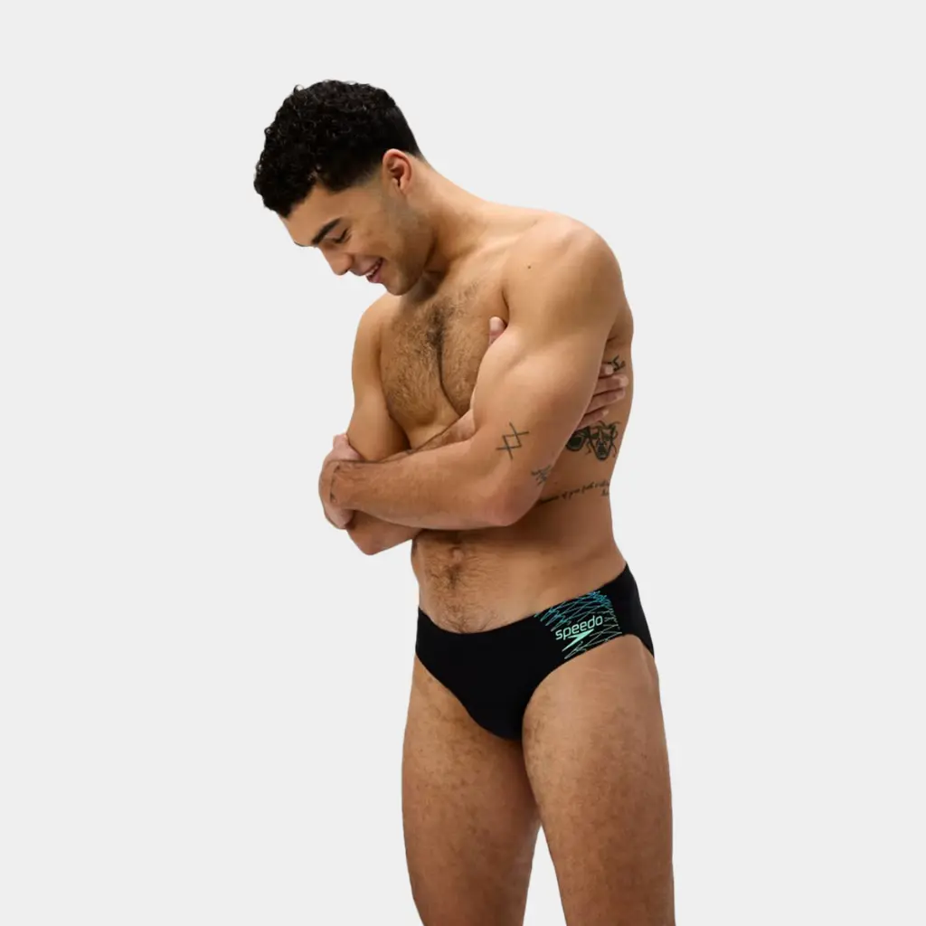 Medley Logo 7cm Brief Black / Green
