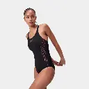 Placement Muscleback Swimsuit Women Black / Red