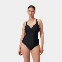 Shaping Cross Knot Swimsuit Women Black