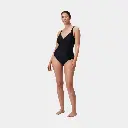 Shaping Cross Knot Swimsuit Women Black