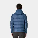 Down Sweater Hoody Clement Blue