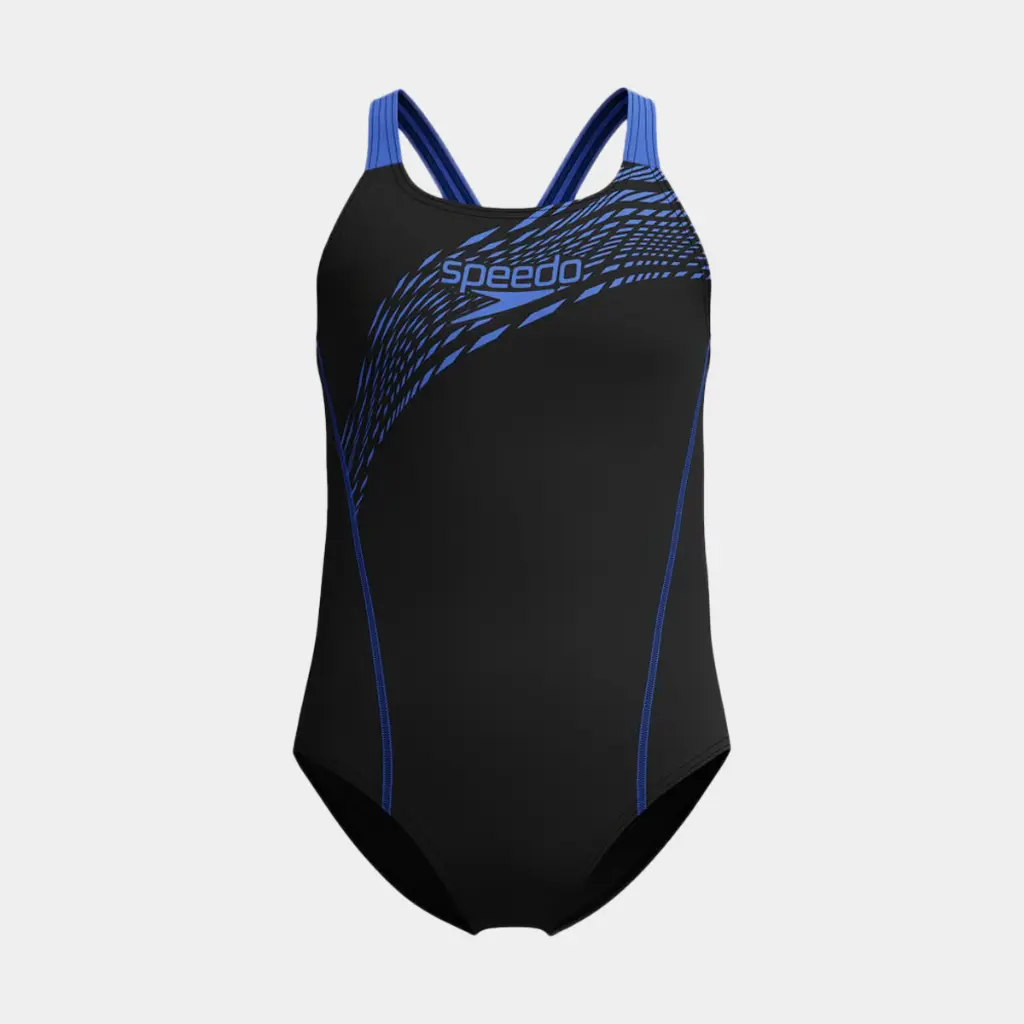 Medley Logo Medalist Swimsuit Kids Black / Blue