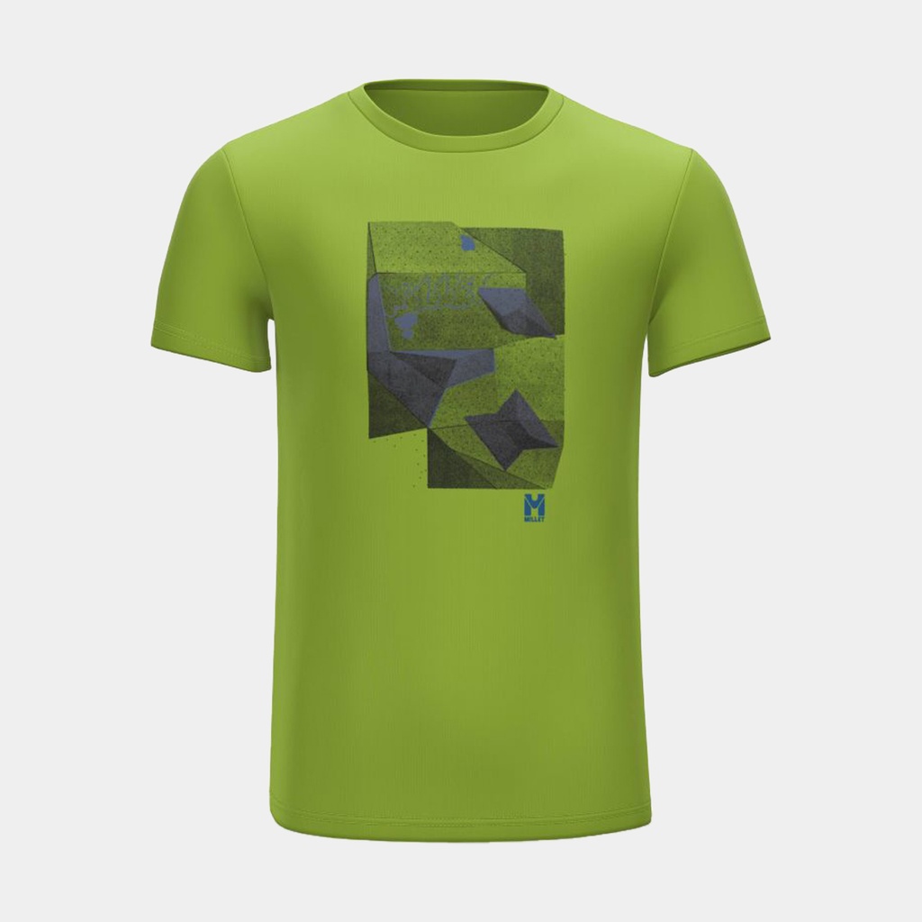 Granite Short Sleeves T-Shirt Acid Green