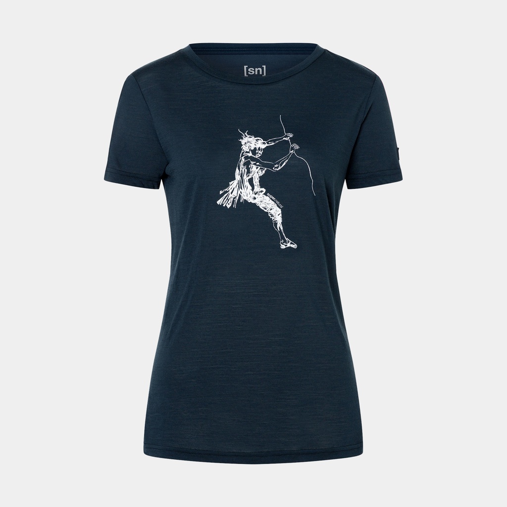 Fingers Matter Tee Women Blueberry / Fresh White