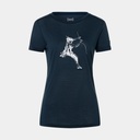 Fingers Matter Tee Women Blueberry / Fresh White