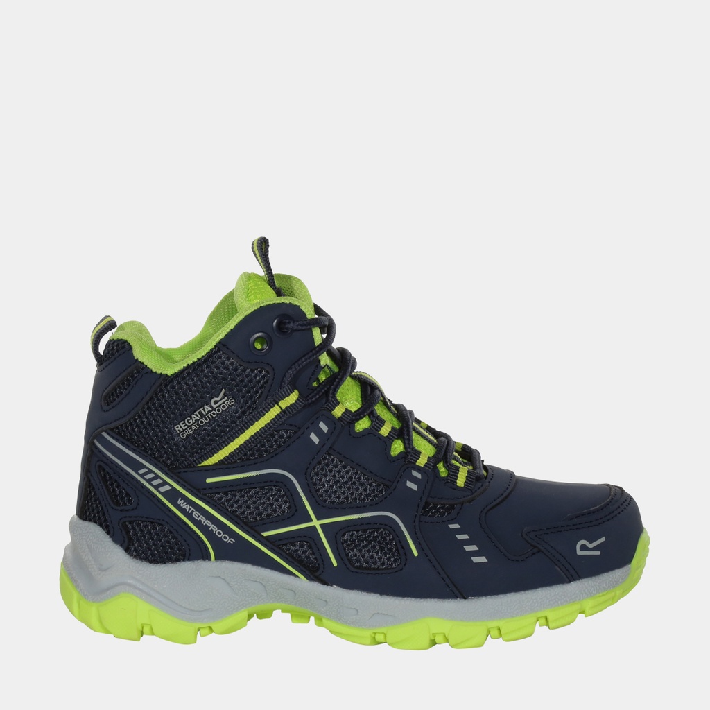 Vendeavour Boot Kids Navy Lime Punch