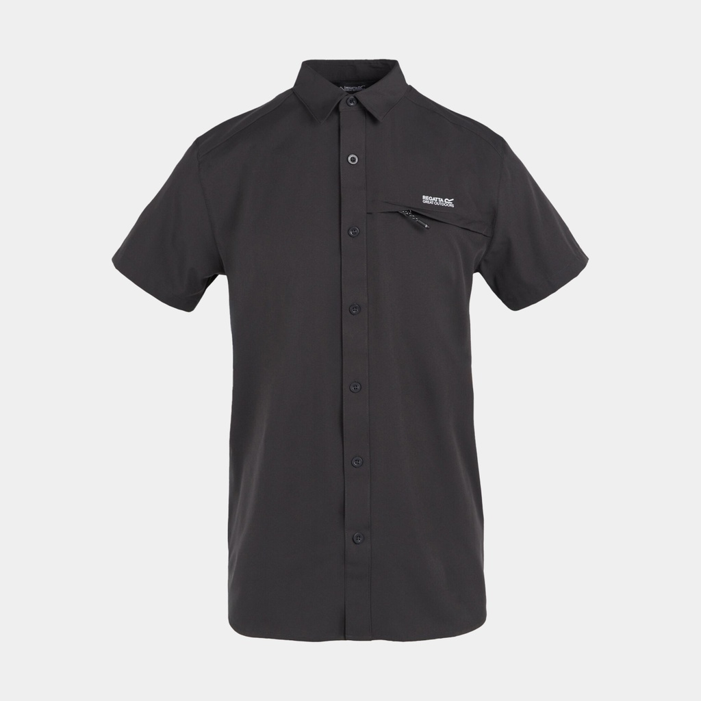 Trav Pack Away Short Sleeve Shirt Ash