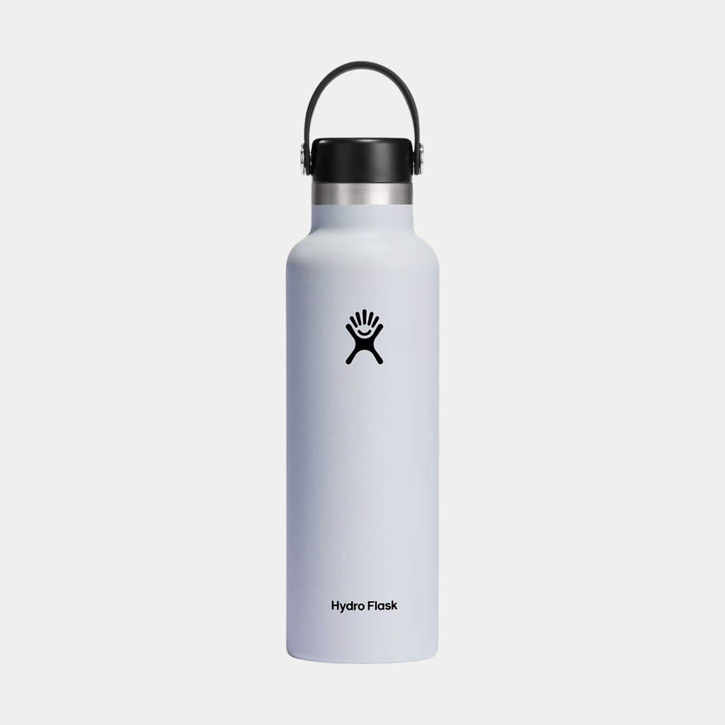 21oz Standard Mouth Flex Straw Cap (621ml) White